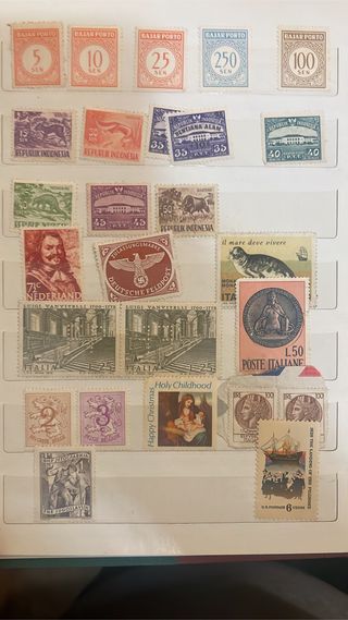 Francobolli e cartoline postali