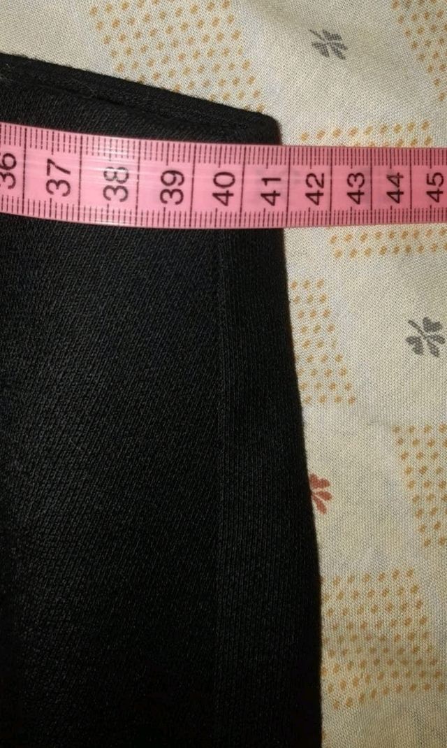 40/42 Bessy falda con detalles de cuero