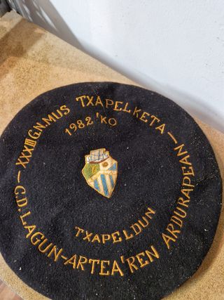 Txapela torneo mus Lagun Artean 1982