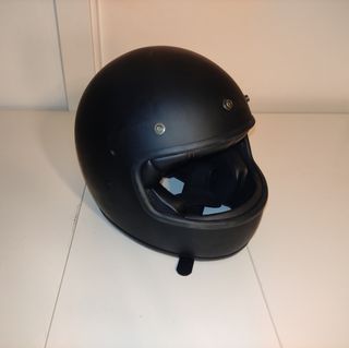 Conjunto casco moto