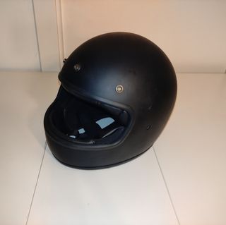 Conjunto casco moto