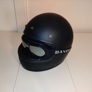 Conjunto casco moto