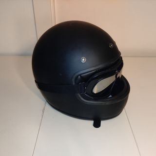 Conjunto casco moto