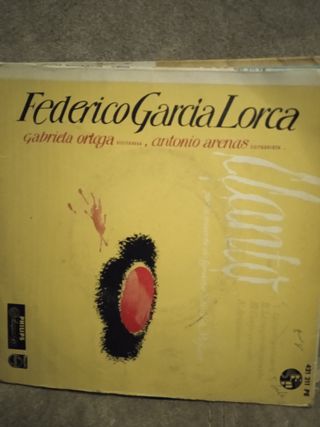 cinco discos de vinilo pequeños o lp antiguos buen
