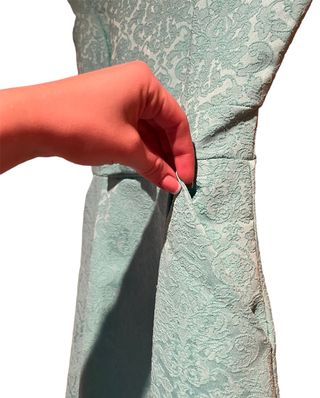 Vestido azul celeste elegante