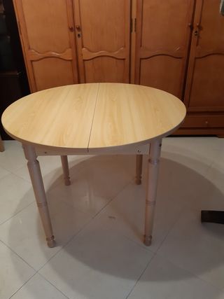 mesa extensible de pino,nueva