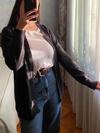 Cardigan lana fina