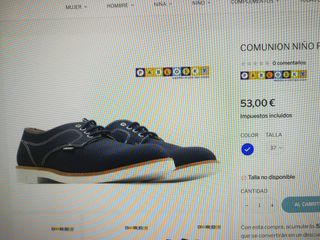 Zapato comunion elegante Pablosky 37