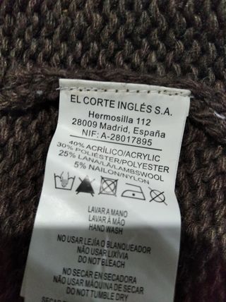 Chaleco.Del Corte inglés.Mujer