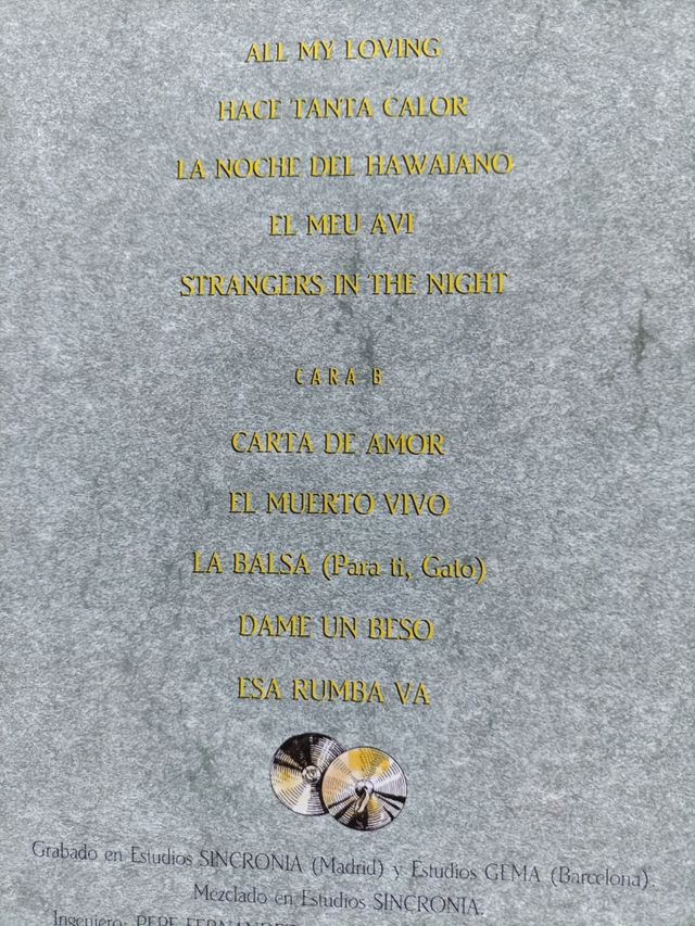 Disco vinilo Los Manolos