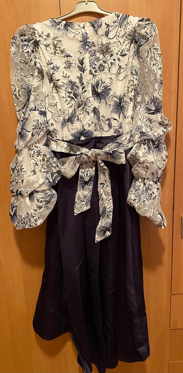 Vestido fiesta ceremonia midi/largo palabra honor