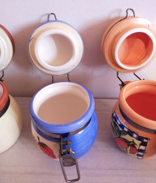 portaspezie in ceramica con chiusura ermetica a ga