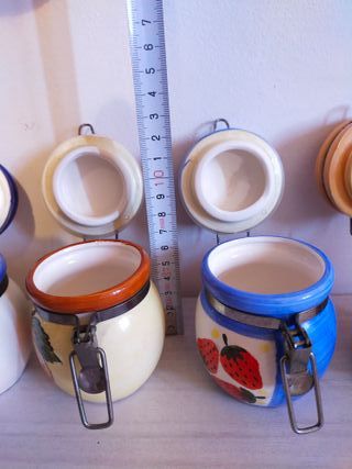 portaspezie in ceramica con chiusura ermetica a ga