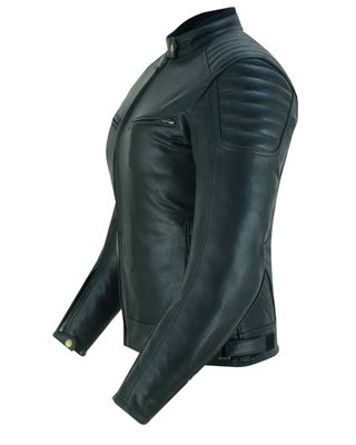 CHAQUETA MOTO MUJER PIEL