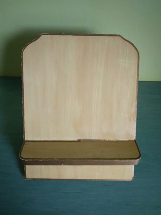 Antiguo Atril Religioso de madera  apoya libros