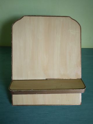 Antiguo Atril Religioso de madera  apoya libros