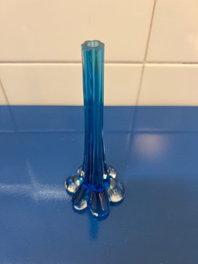 Vasetto in vetro monofiore