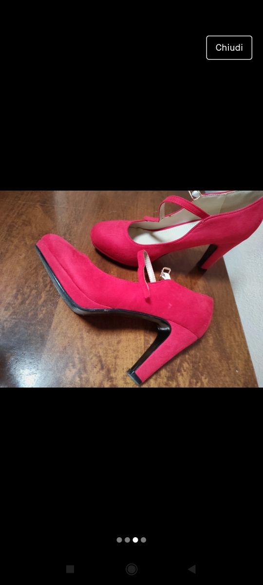 scarpe rosse n. 39
