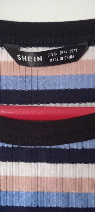 Top rayas Shein