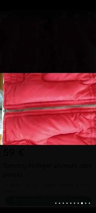 plumas Tommy Hilfiger