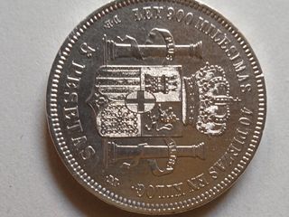moneda de 5 pesetas de plata 1883 Alfonso xlll.   