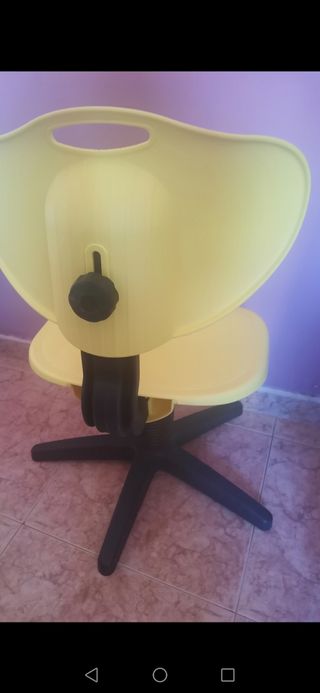 silla de ordenador, escritorio infantil. 