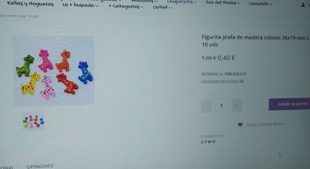 400 figuras chupetero material madera abalorios