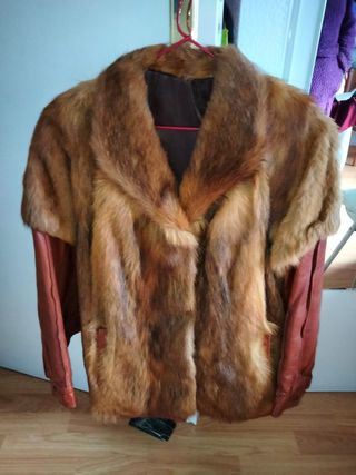 Chaquetón de piel 