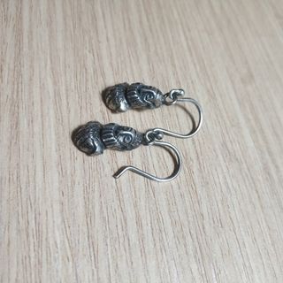 Pendientes réplica fenicia plata de ley