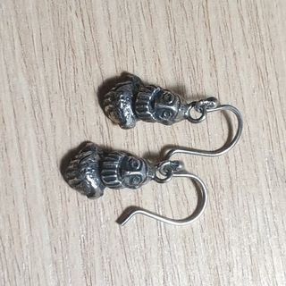 Pendientes réplica fenicia plata de ley