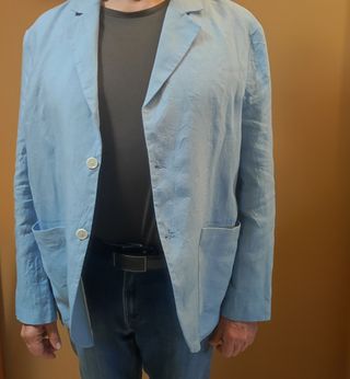 Américana Zara Studio de algodón talla L