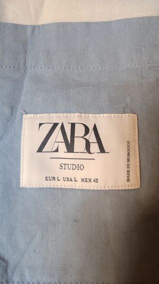 Américana Zara Studio de algodón talla L
