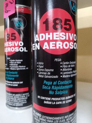 pegamento adhesivo en spray