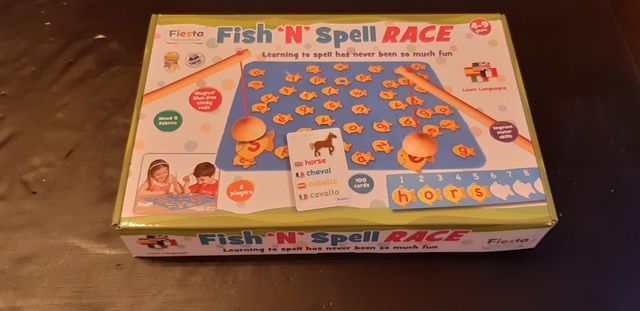 Fish'n'spell race. juego para aprender idiomas
