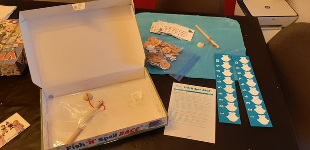 Fish'n'spell race. juego para aprender idiomas