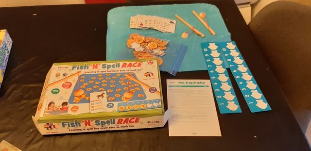 Fish'n'spell race. juego para aprender idiomas