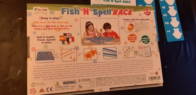 Fish'n'spell race. juego para aprender idiomas