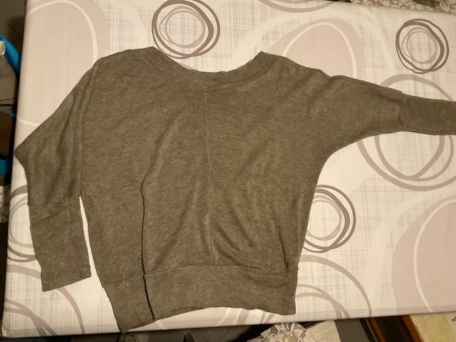 Maglia con collo a barca e maniche a 3/4