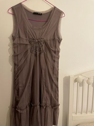 Vestido tul gris de Liu-Jo