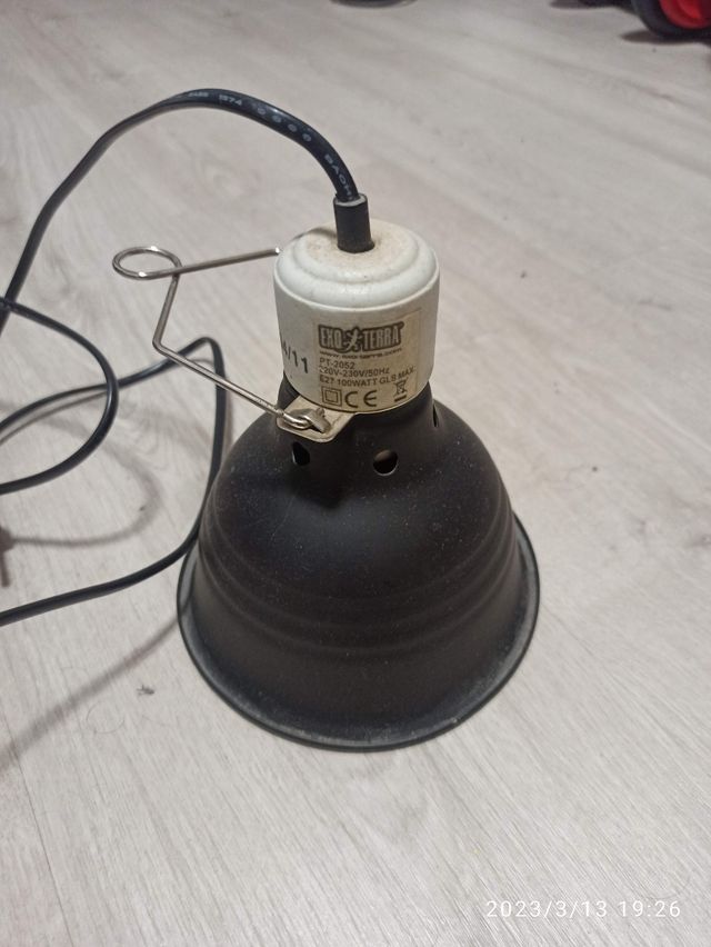 Lampara exoterra ceramica