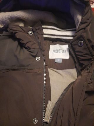 anorak, cazadora,marron