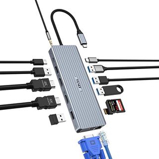 Hub USB C, 14 en 1 Docking Station, 2xHDMI NUEVO