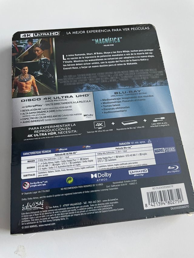 Black Panther: Wakanda Forever (Steel 4K + Bluray)