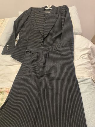 Traje de chaqueta a rayas