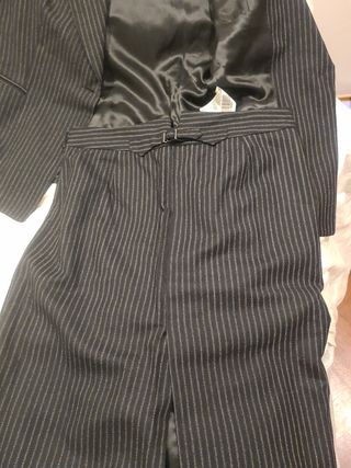 Traje de chaqueta a rayas