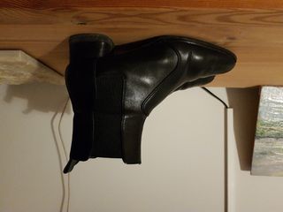 botines negros massimo dutti