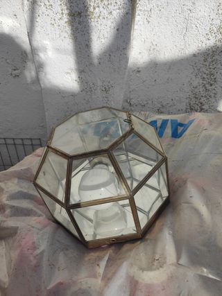 lampara de pared antigua