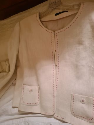 Chaqueta veis clarito. De vestir.