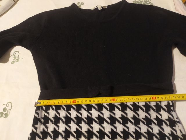 vestito invernale Oviesse bianco e nero, taglia L