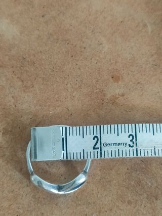 Anillo plata de ley infinito
